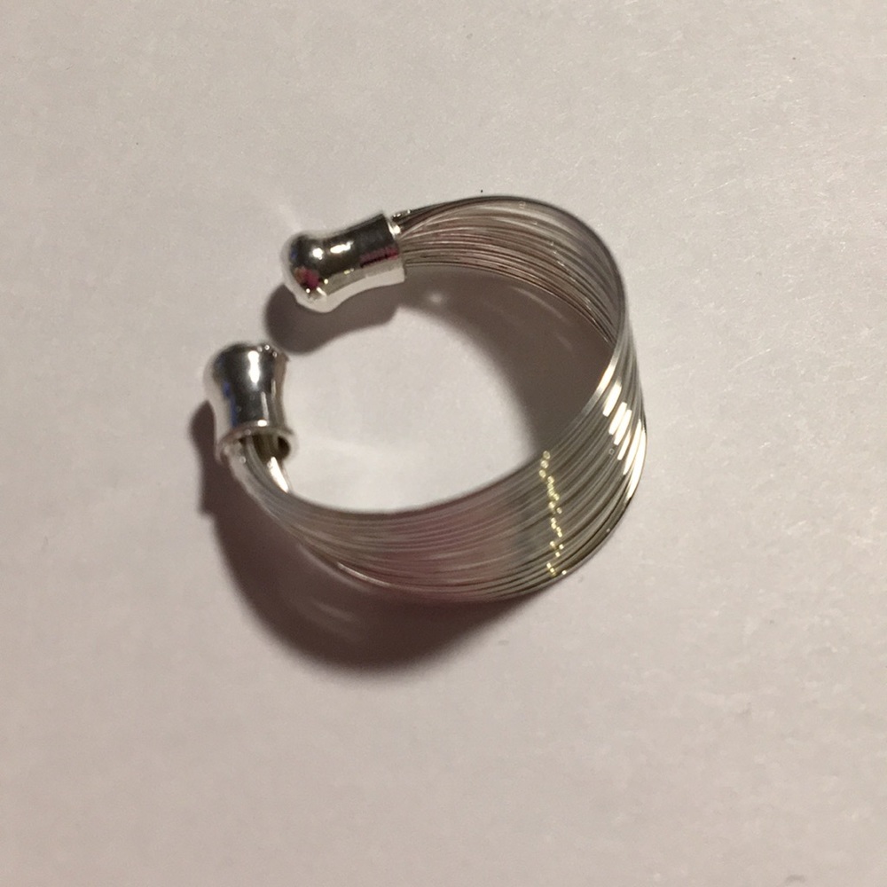 Sterling cuff style ring